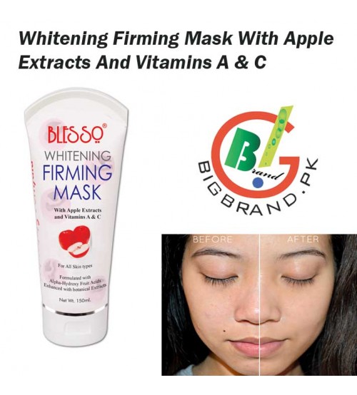 Whitening Firming Mask With Apple Extracts And Vitamins A and C